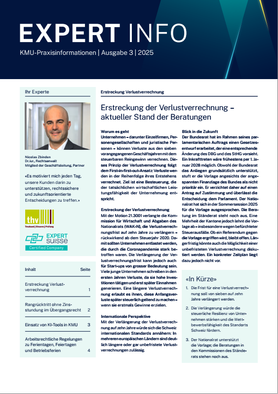 Kundenmagazin thv AG - Aktuelle Ausgabe